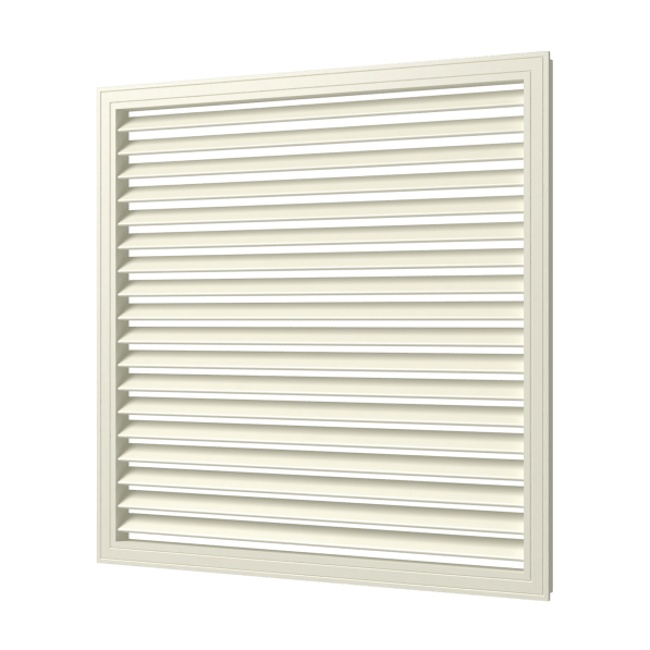 Решетка радиаторная ПВХ 600 х 600 (слоновая кость)