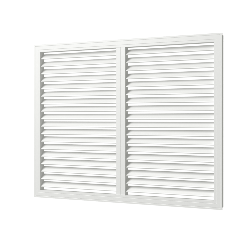 Решетка радиаторная ПВХ 600 х 900 (белый)