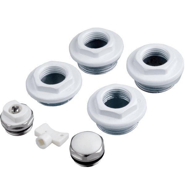 Комплект футорок для радиатора 1/2