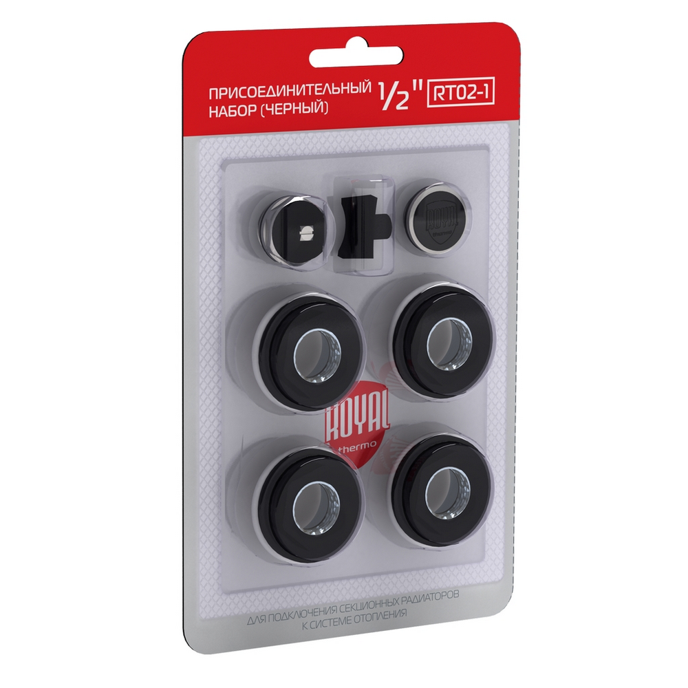Монтажный комплект футорок для радиатора 1/2