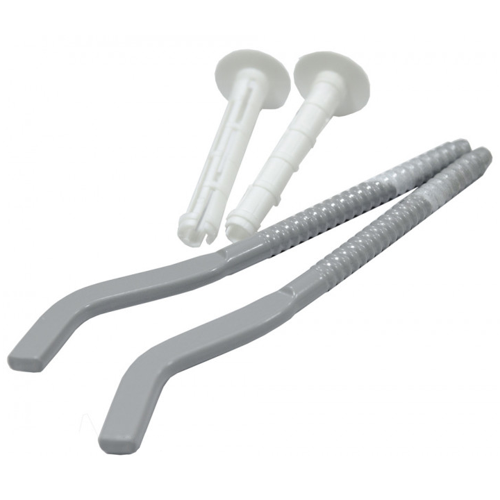 Кронштейн штырьевой с дюбелем (комплект 2 шт) с дюбелями, цвет белый, Royal Thermo