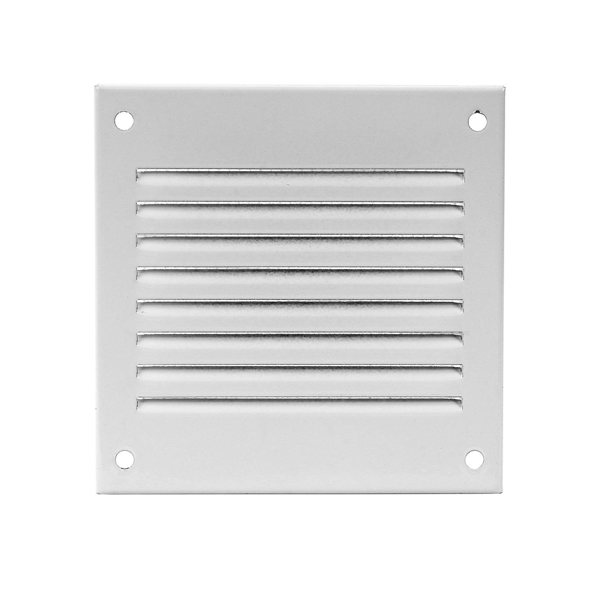 Решетка металлическая (стальная) 100х100мм, белый, Europlast MR1010