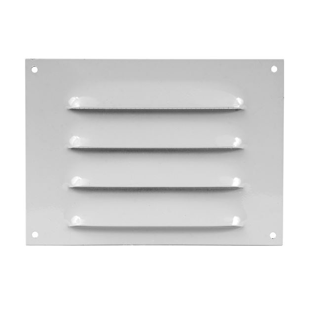 MR14105 / Решетка металлическая (стальная) 140х105мм, белый, Europlast