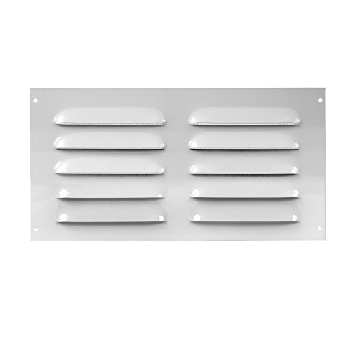 MR26105 / Решетка металлическая (стальная) 260х105мм, белый, Europlast