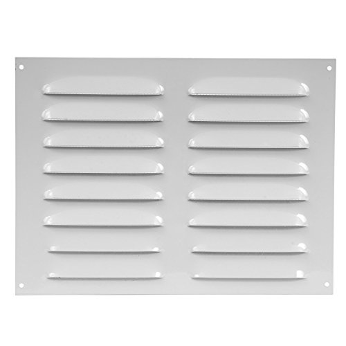 MR2619 / Решетка металлическая (стальная) 260х190мм, белый, Europlast