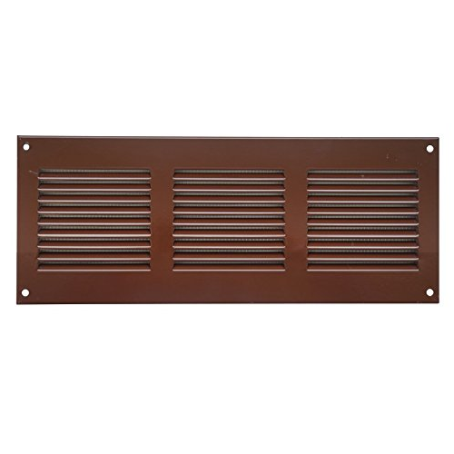 Решетка металлическая (стальная) 300х100мм, коричневый, Europlast MR3010B