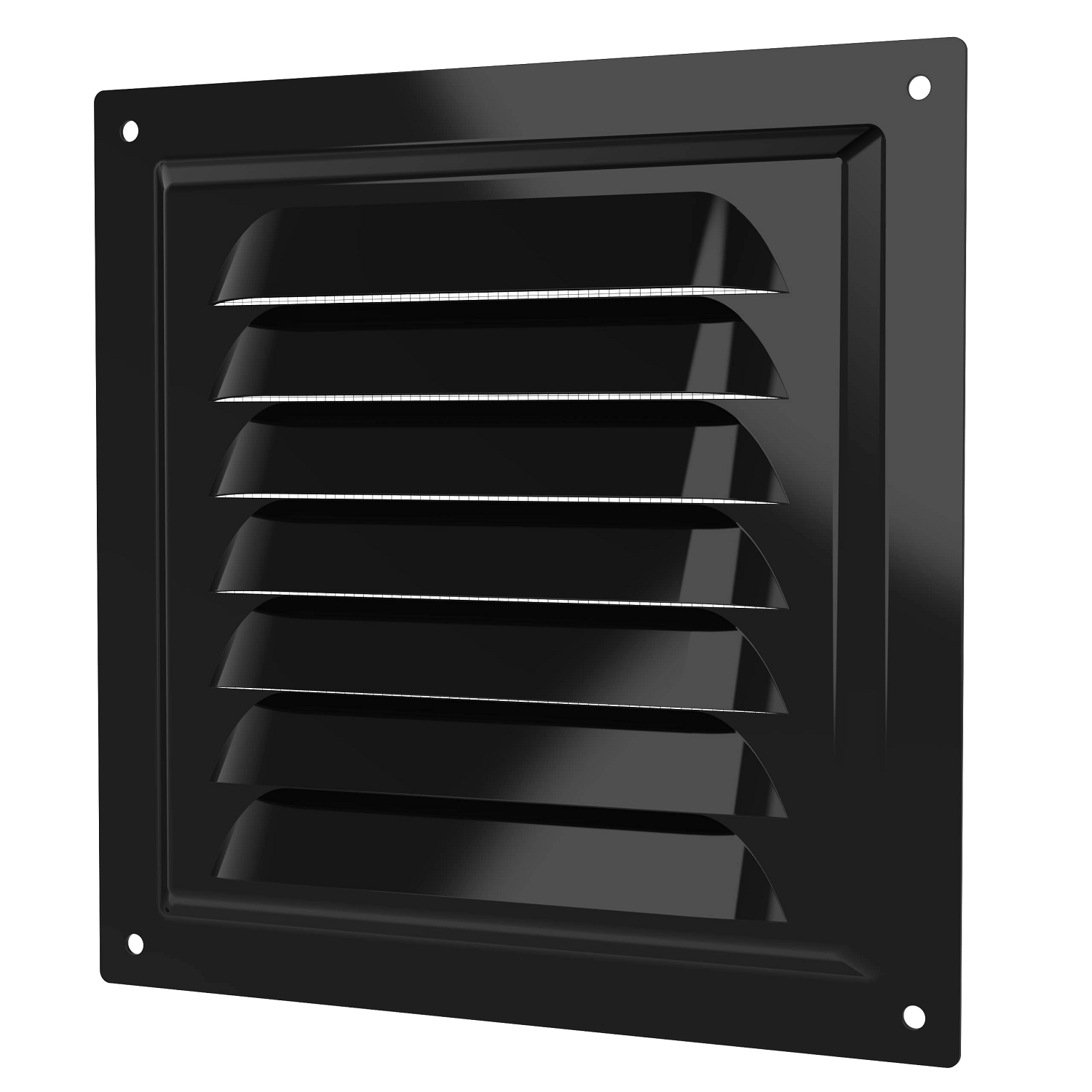 1515МЭ Black/ Стальная решетка 150х150мм (чёрная), ЭРА