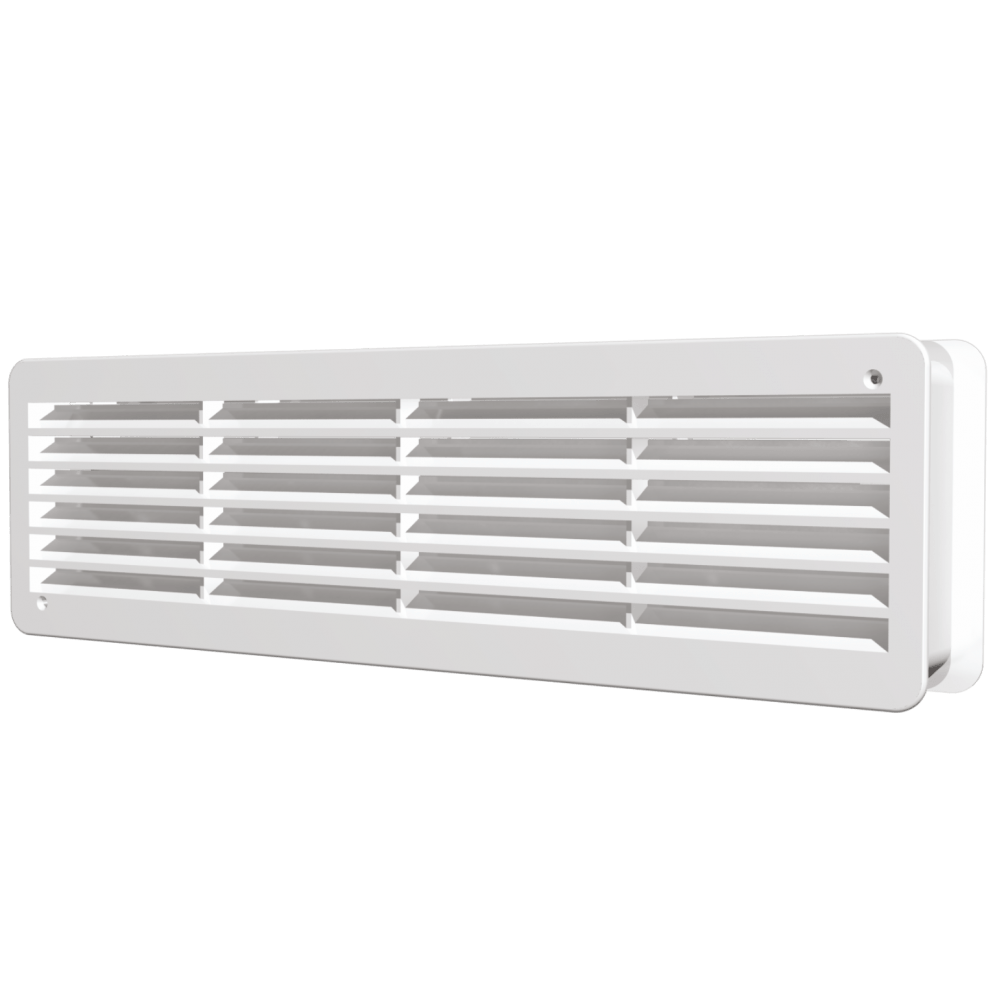 4513ДП / Дверная решетка 450х130мм (белая), ЭРА