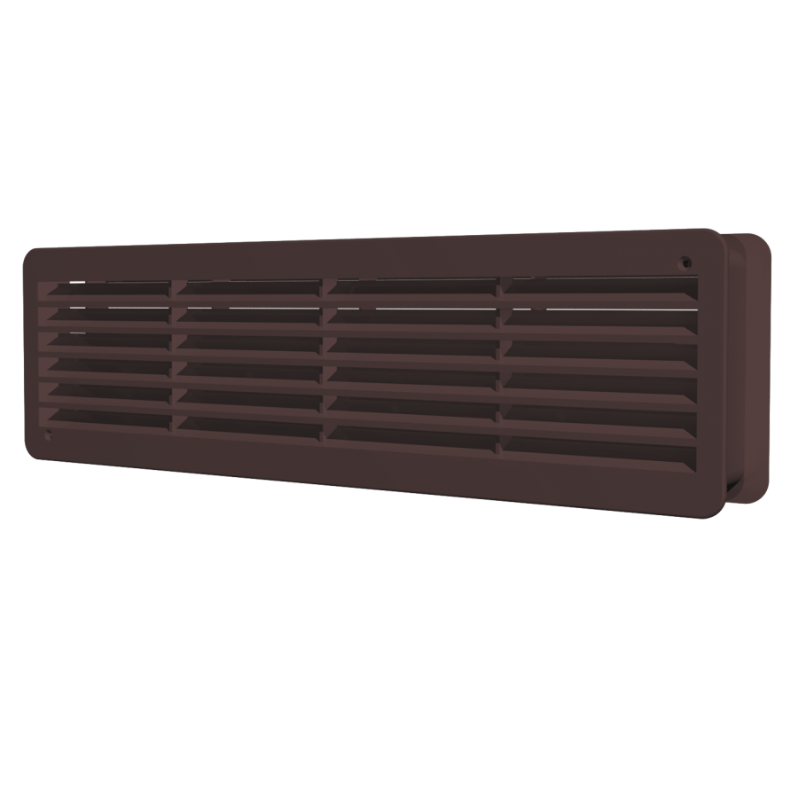 4513ДП кор / Дверная решетка 450х130мм (коричневая), ЭРА