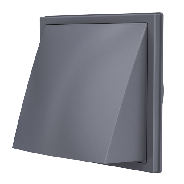 1919К15.16ФВ сер / Фасадная решетка 190х190мм / d.150-160 (серая), ЭРА