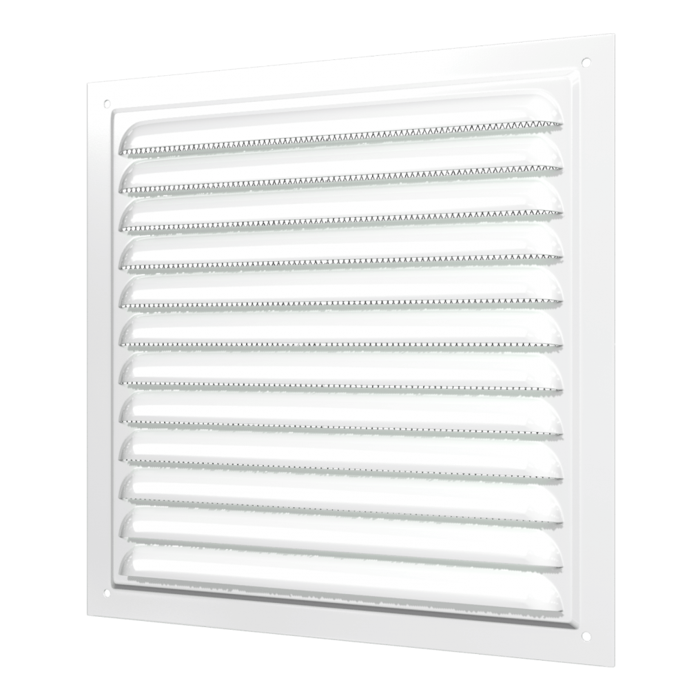 2525МЭ / Стальная решетка 250х250мм (белая), ЭРА