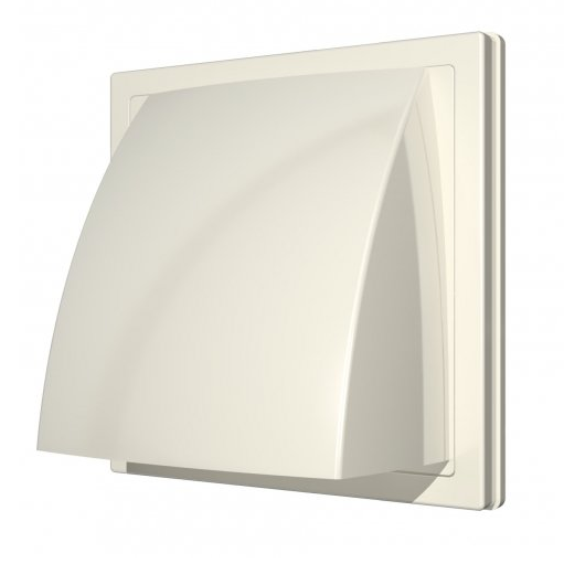 1515К10ФВ Ivory / Фасадная решетка 150х150мм / d.100 (слоновая кость), ЭРА