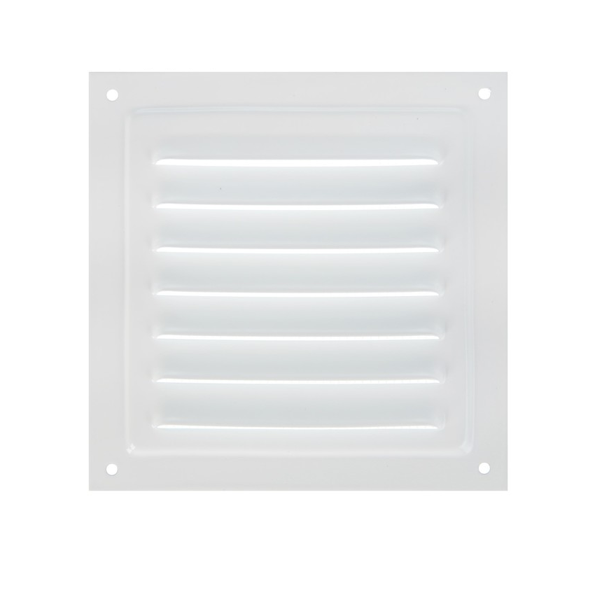 1212МЭ / Стальная решетка 125х125мм (белая), ЭРА