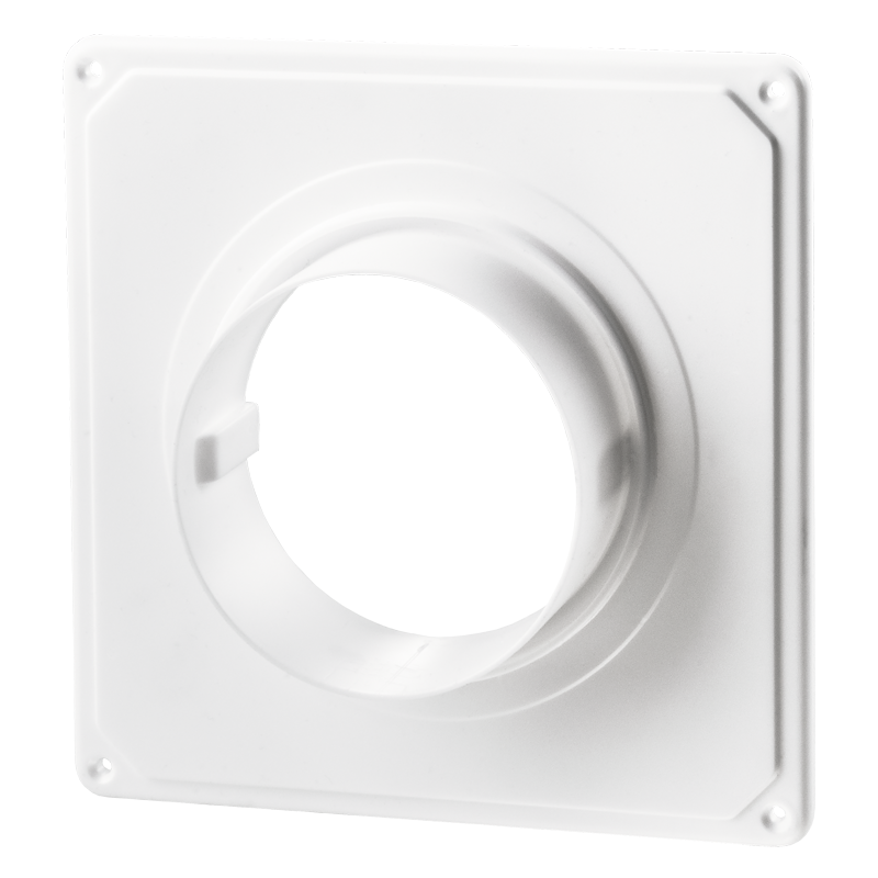 ФК 125 / Фланец для канала d.125 с настенной пластиной, Vents