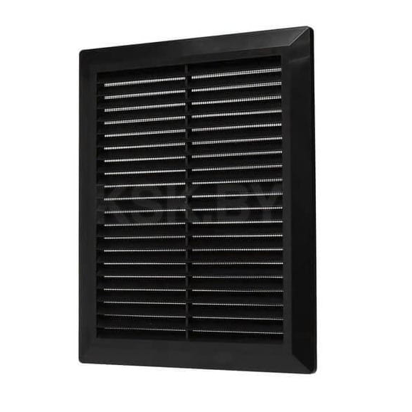 RS-2025-BL / Решетка STORM разборная 200х250 мм серия RS черная