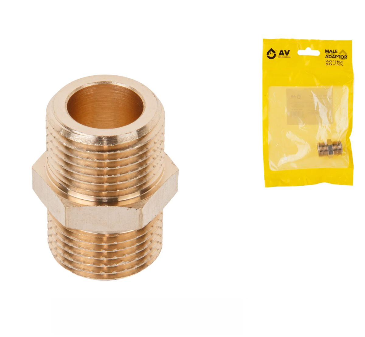 AVE303015 / Ниппель 3/8