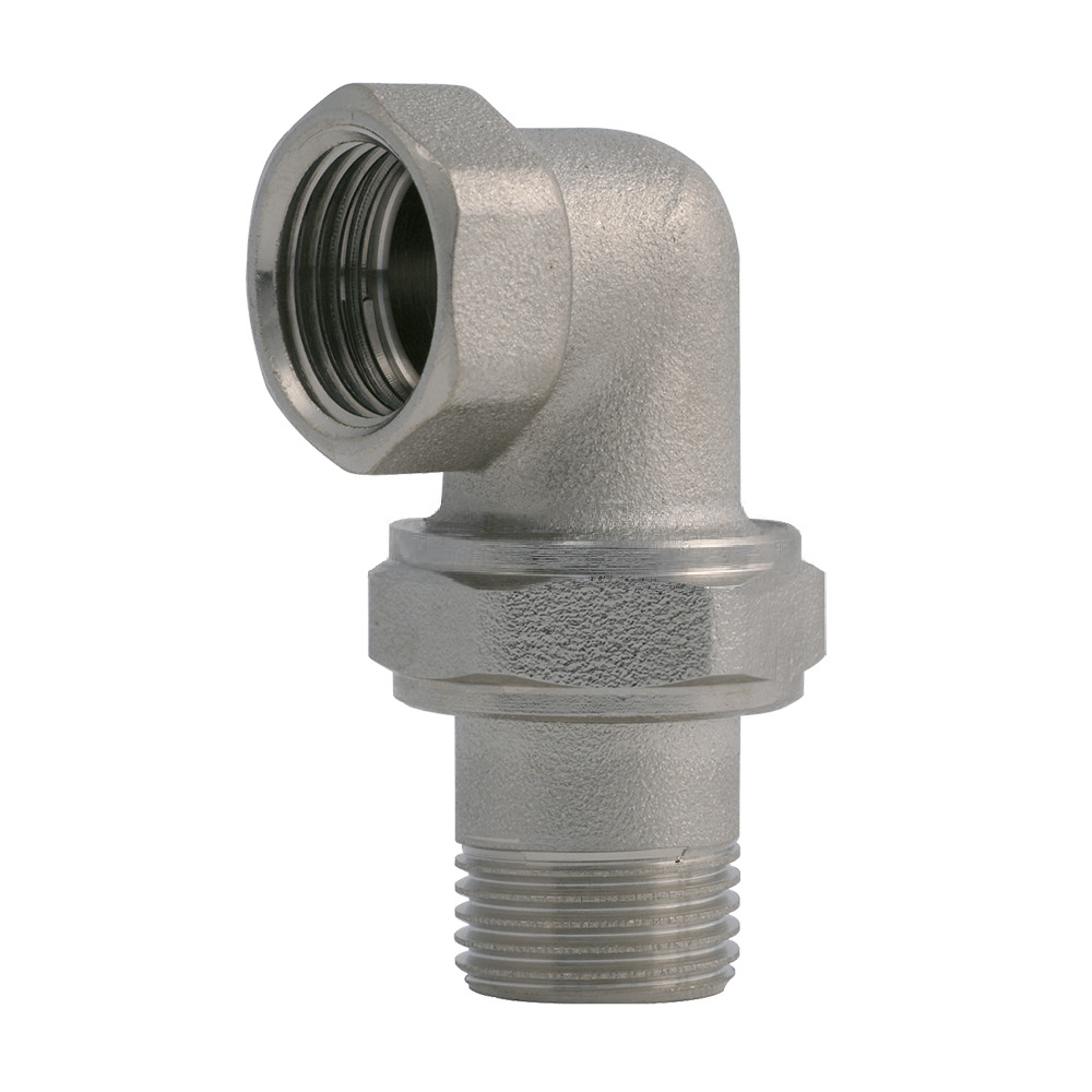 Соединение угловое разборное (американка) никелированное 1