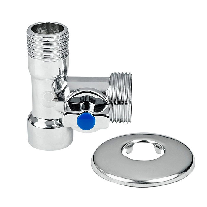 VF.256.N.04  / Кран-тройник шаровой для подключения сан. приборов 1/2