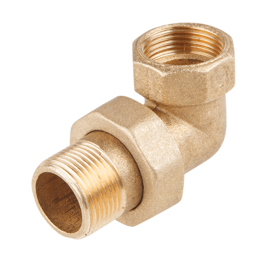 Соединение угловое разборное (американка) латунное 1/2