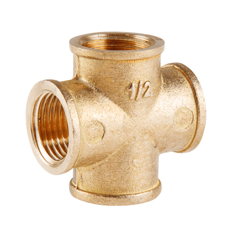 Крестовина латунь 1/2