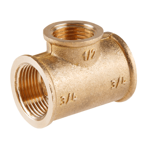 Тройник латунь 20*15 вн