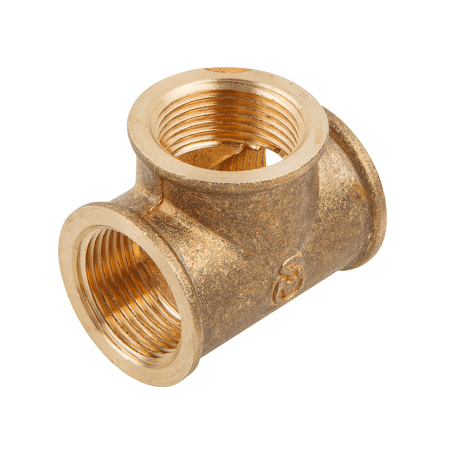 Тройник латунь 15 вн
