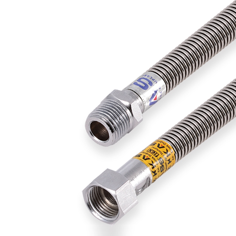 Гибкая подводка (шланг) для газа г/ш нерж -150cm 1/2