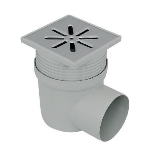 Трап 110 угловой с мет. реш. 150мм х 150мм Capricorn