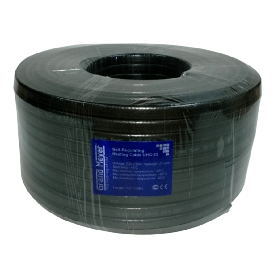 Двужильный нагревательный саморегулирующийся кабель Grand Meyer UHC-25
