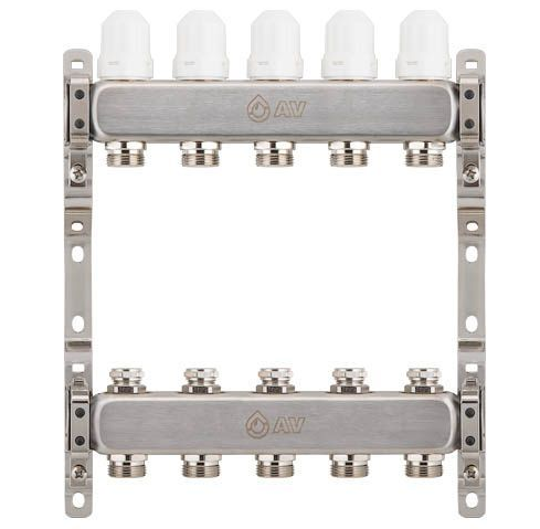 AVE16200105K / Коллекторная группа (радиаторы), AVE162, 5 вых. AV Engineering