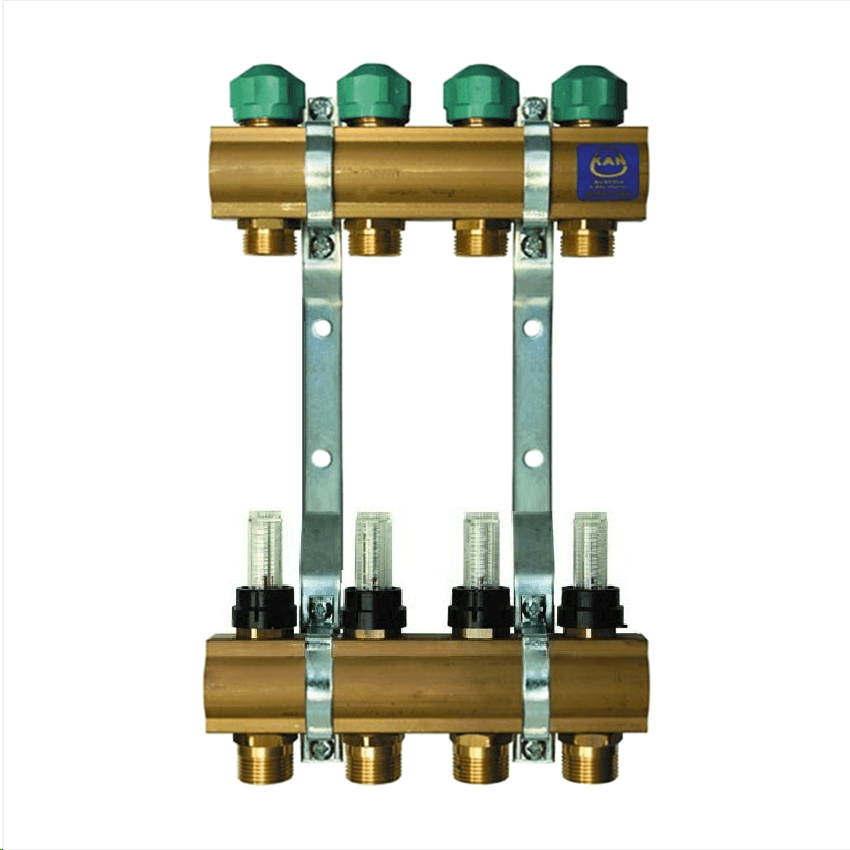 Коллектор-распредилитель KAN-therm 75070A с расходом. 7 отводов