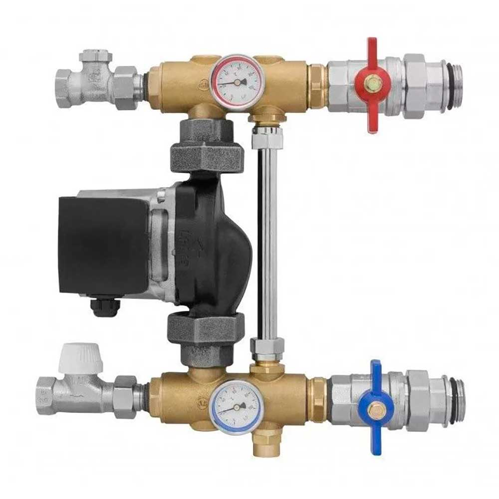 Смесительный узел (насосная группа) с насосом WILO 25/6, KAN-therm