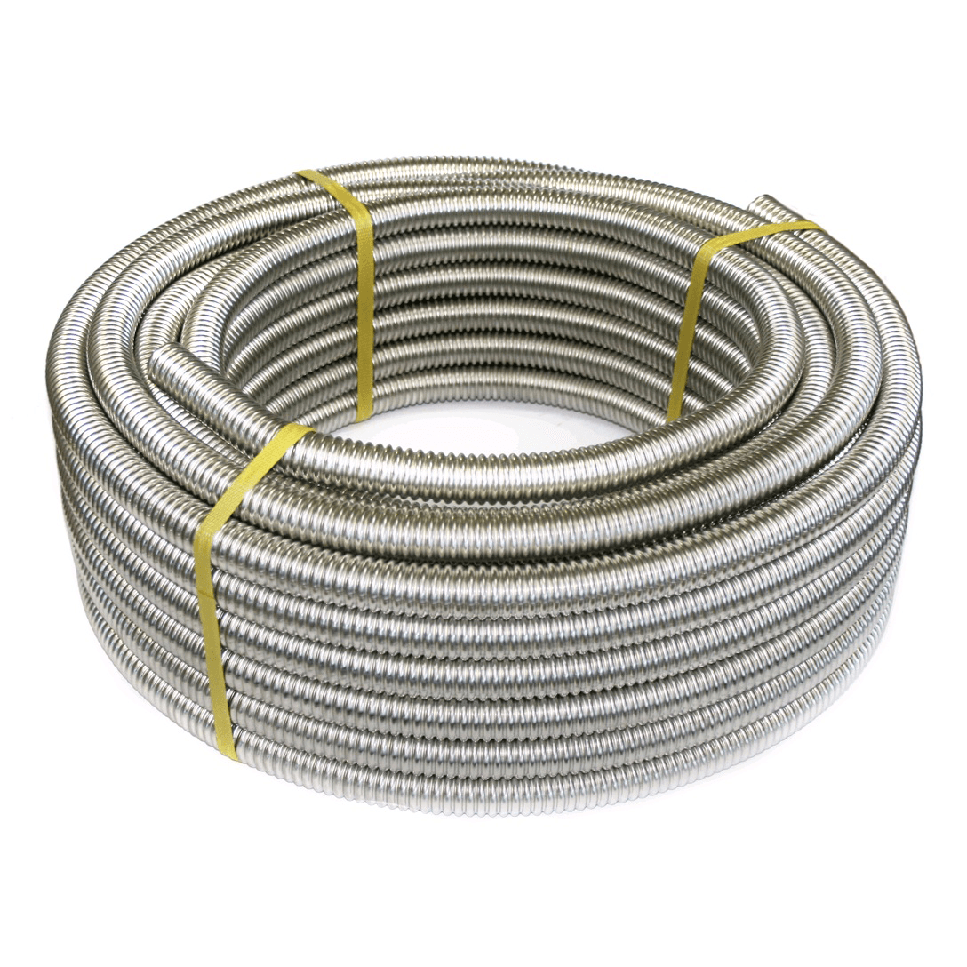 Труба гофрированная из нержавеющей стали SS304 IWS 15A (отоженная)