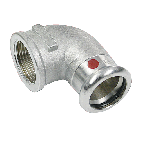 124092G281 / Колено пресс-резьба 28 х 1