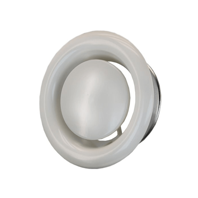 d.100 / Анемостат приточно-вытяжной металлический АМ 100 ВРФ, VENTS