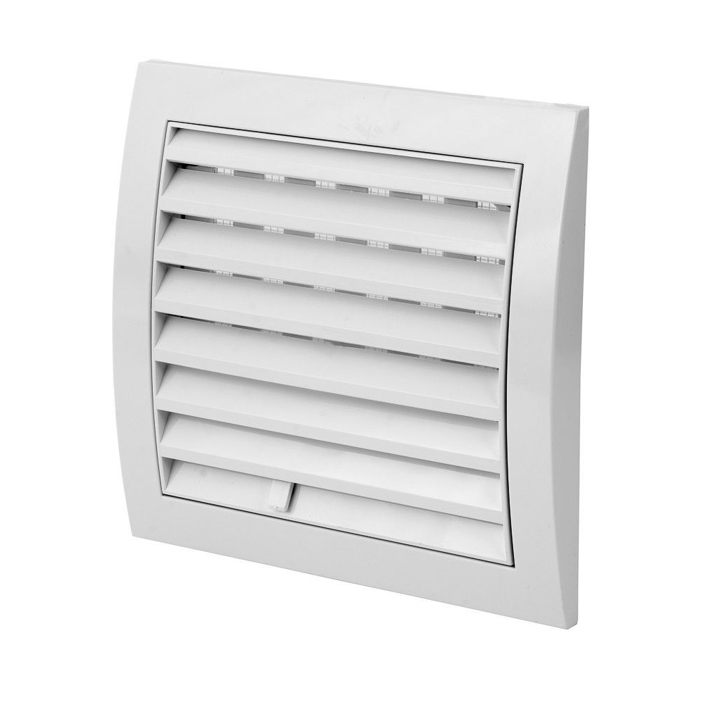 N12R / Стеновая решетка с жалюзи 190x190мм, Europlast