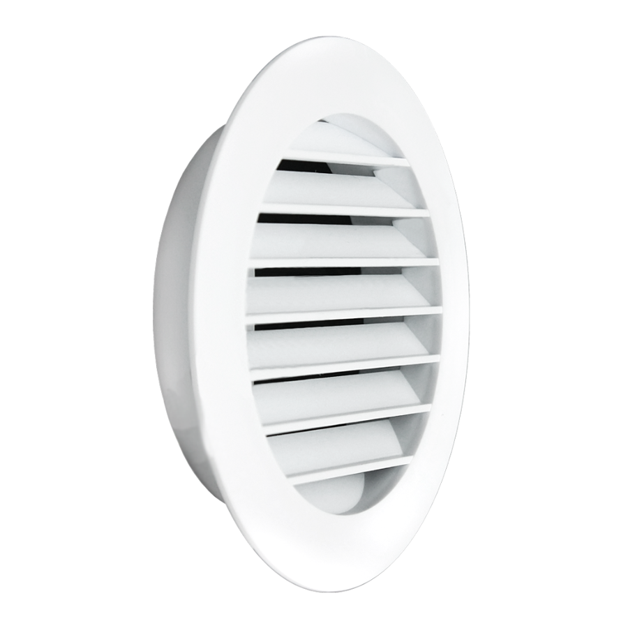 03480 / Круглая стеновая решетка d.80мм ECONOMY, HARDI