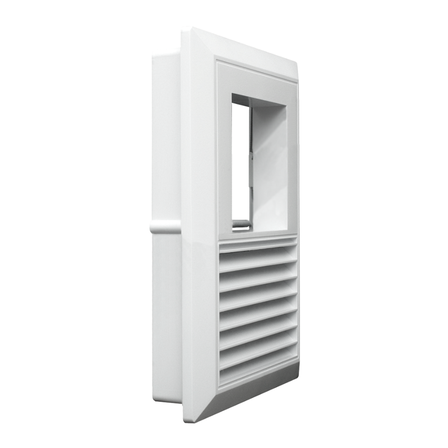 05800 / Стеновая решетка 175х250 мм + вентвход 90х90мм + жалюзи, HARDI