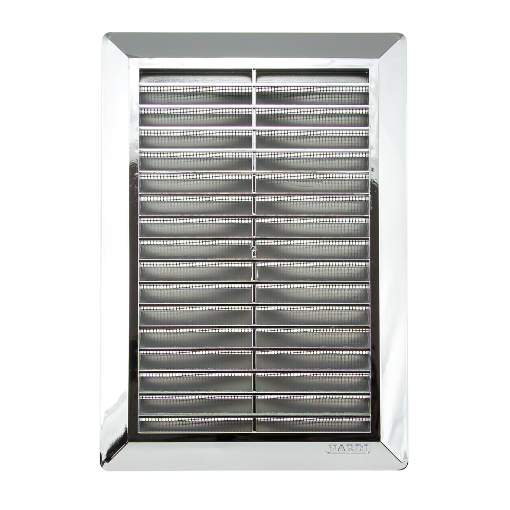 01901 / Стеновая решетка 175х250 мм (серебро), HARDI