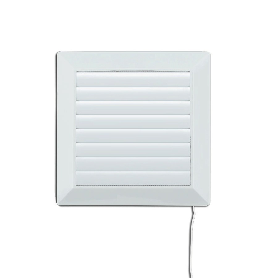 10101 / Стеновая решетка с жалюзи 150х150 мм, HARDI