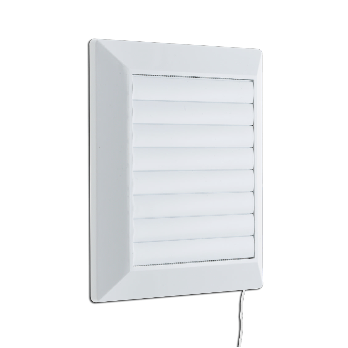 01001 / Стеновая решетка с жалюзи 175х175 мм, HARDI