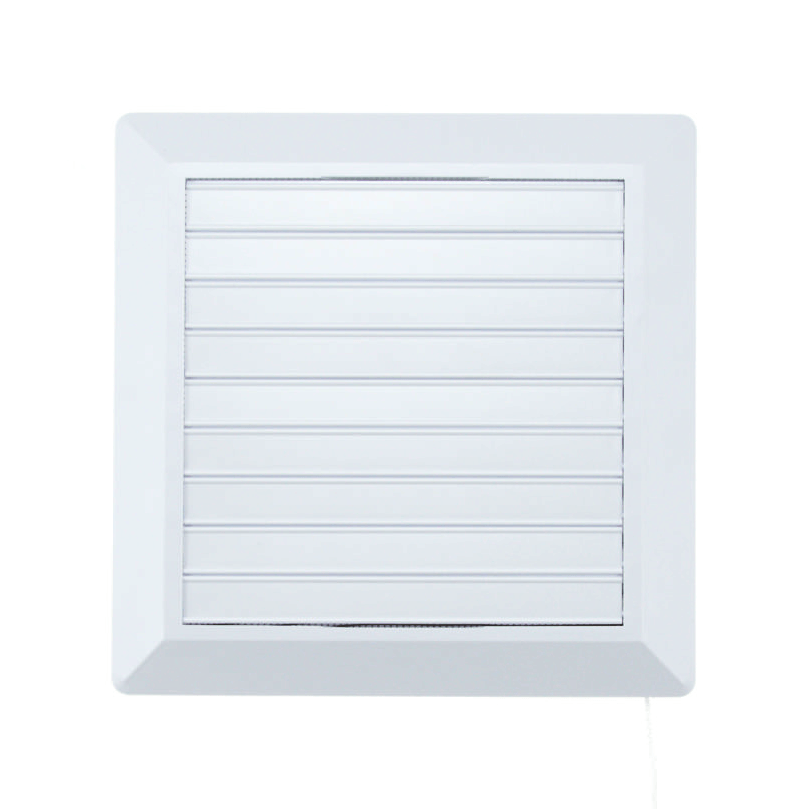 02703 / Стеновая решетка с жалюзи 200х200 мм, HARDI