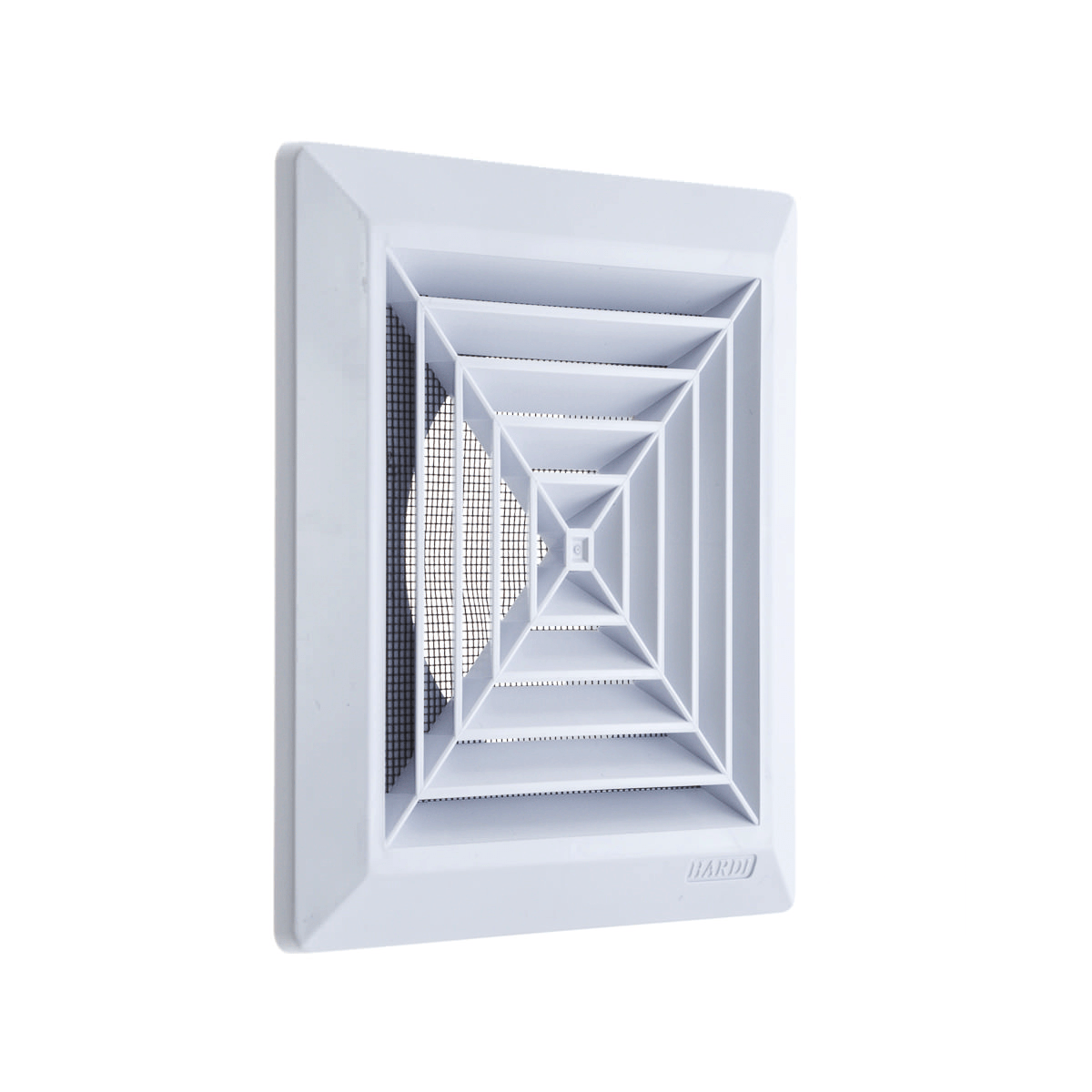 06000 / Потолочная решетка квадратная 280х280мм + сетка + фланец d.200мм, HARDI