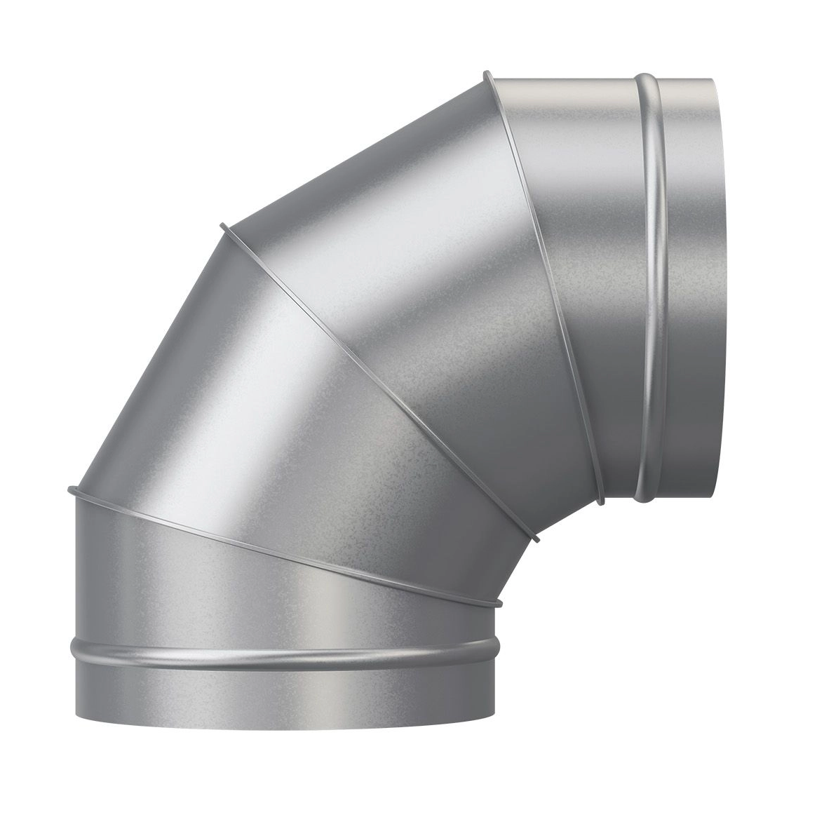 16OTG90 / Колено круглое d.160 мм 90°, оцинкованная сталь, ЭРА