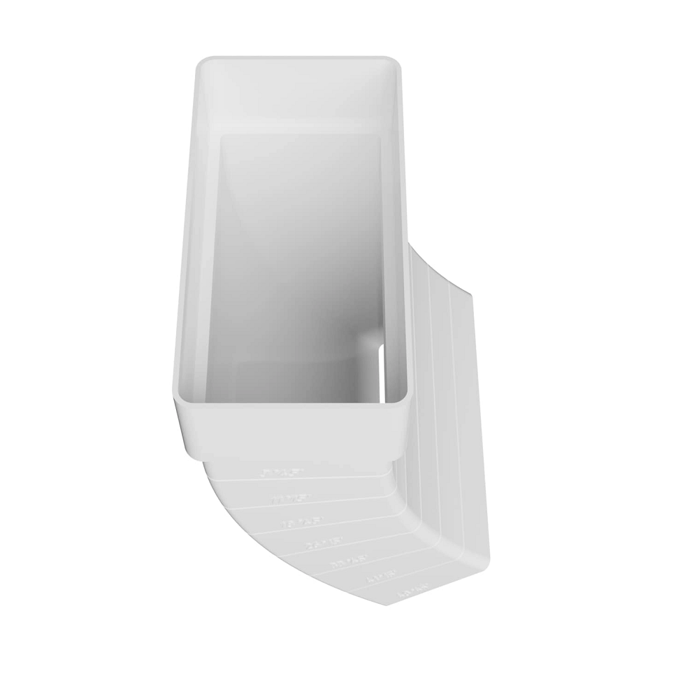 511KRPV / Колено вертикальное универсальное (разноугловое) для плоских воздуховодов 55х110 мм, ЭРА