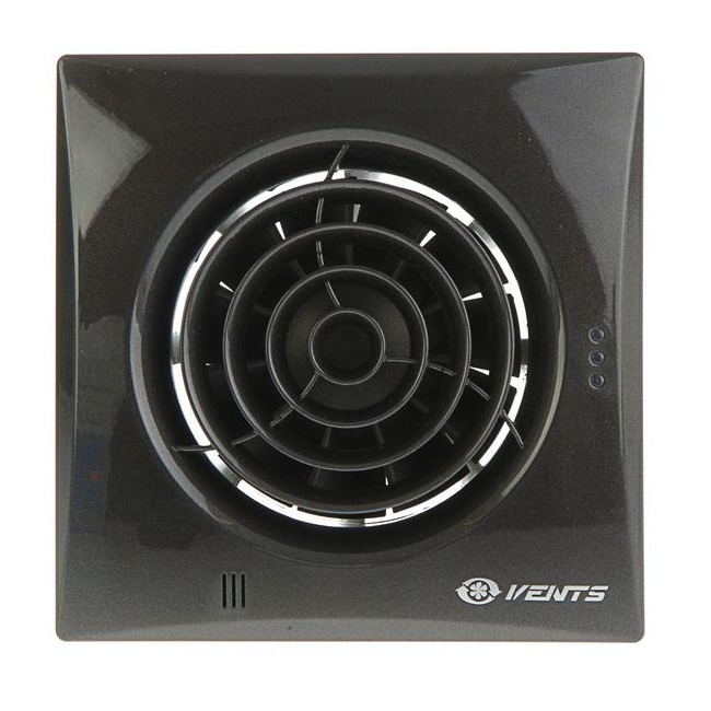 КВАЙТ 100 черный сапфир / Вентилятор осевой d.100мм, VENTS