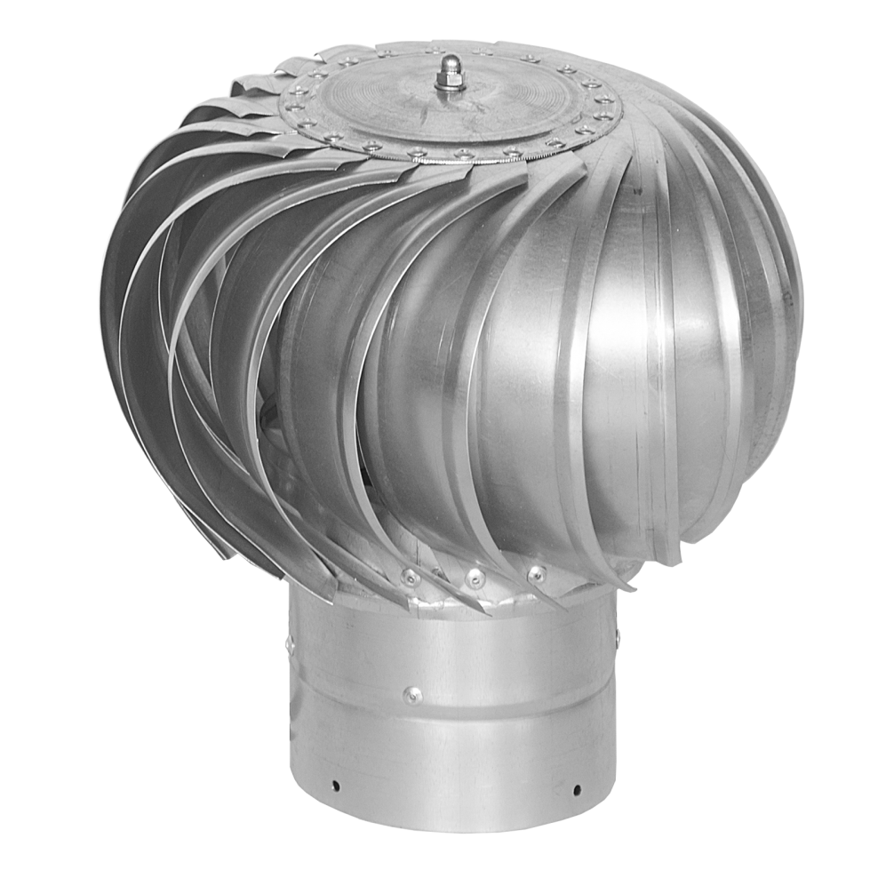 ТД-200Ц / Вентиляционный дефлектор d.200, оцинкованный металл, ЭРА