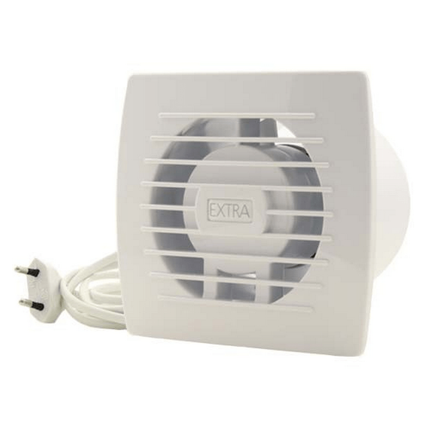 E120WP / Вентилятор бытовой Extra d.120mm с электопроводом и выключателем, Europlast
