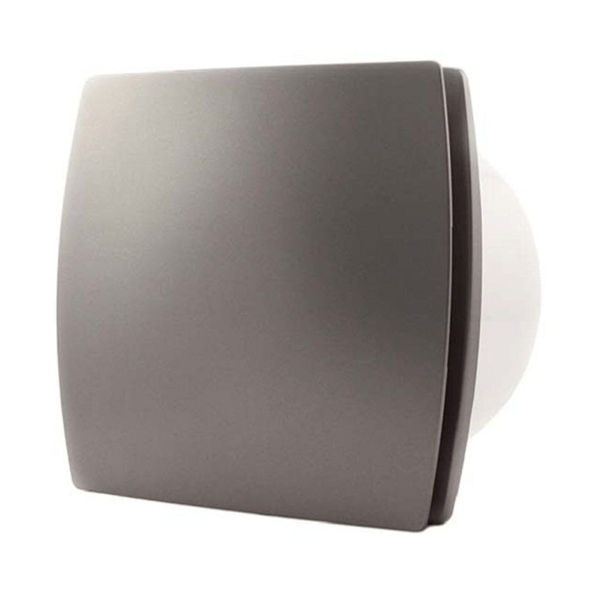 T100S / Вентилятор бытовой Extra d.100mm с запорной крышкой, серебряный, Europlast