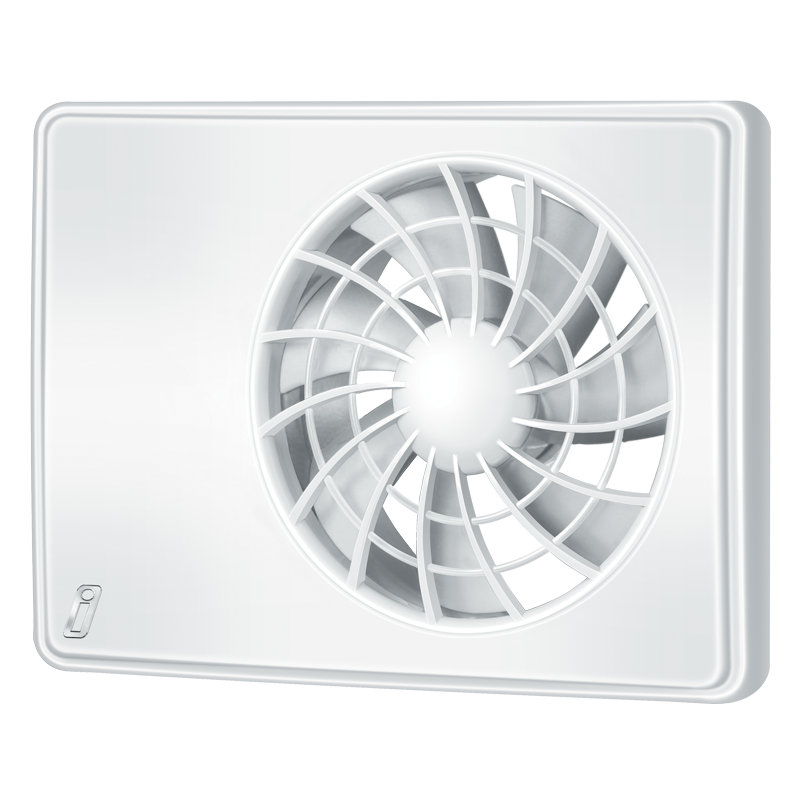 EASYFAN 100-125 / Вентилятор осевой накладной d.100 / d.125 мм белый, VENTS (Базовая модель)